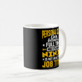 個人コーチジョブタイトル個人インストラクタートラ コーヒーマグカップ (正面右)