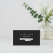 個人シェフの名刺 名刺 (スタンド正面)