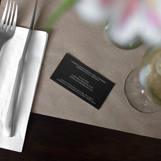 個人シェフの名刺 名刺