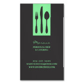 個人シェフ マグネット名刺 (正面縦)