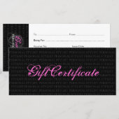 個人スタイリストギフト証明書 (正面/裏面)