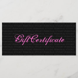 個人スタイリストギフト証明書