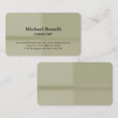 個人スタイリッシュモダントレンディー 名刺 (正面/裏面)