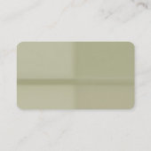 個人スタイリッシュモダントレンディー 名刺 (裏面)