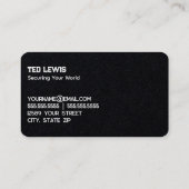 個人セキュリティ名刺 名刺 (裏面)