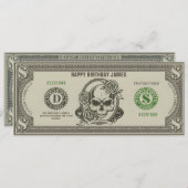 個人タトゥー体験チケット ギフト証明書 招待状 (正面/裏面)