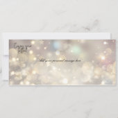 個人タトゥー誕生日ギフトカード伝票 招待状 (裏面)