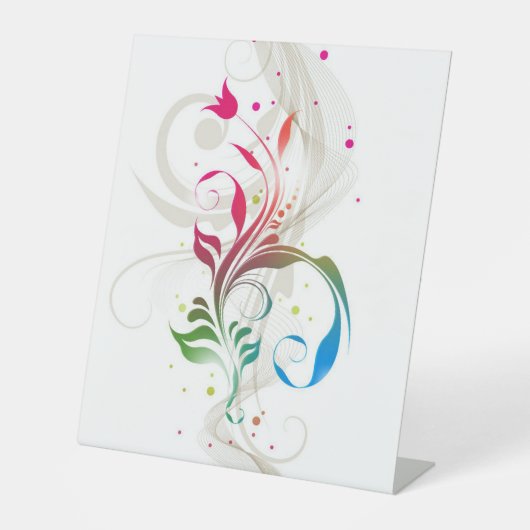 個人デザイン表示 台座サイン (正面)