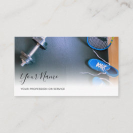 個人トレーニングおよびフィットネスコーチングの専門家バス 名刺