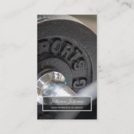 個人トレーニングおよびフィットネスコーチングの専門家バス 名刺