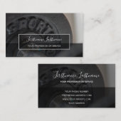 個人トレーニングおよびフィットネス指導の専門家 名刺 (正面/裏面)