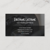 個人トレーニングおよびフィットネス指導の専門家 名刺 (裏面)