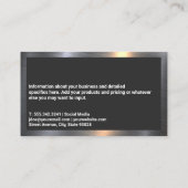 個人トレーニングロゴ | フィットネスQRコード 名刺 (裏面)