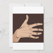 個人ハンド招待状 招待状 (正面)