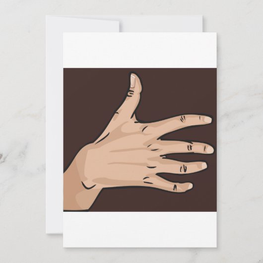 個人ハンド招待状 招待状 (正面)