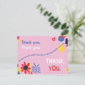 – 個人パーソナライズされた引用文ありがとう ポストカード (スタンド正面)