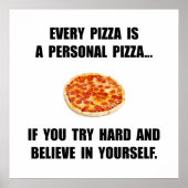 個人ピザ ポスター (正面)