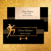 個人フィットネストレーナーアポイントメント名刺 予約カード