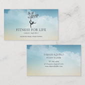 個人フィットネストレーナー名刺 名刺 (正面/裏面)