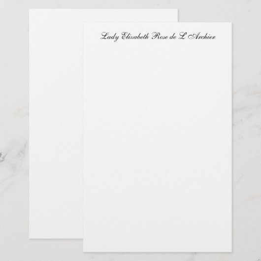 個人フォーマル文房具 (正面/裏面)