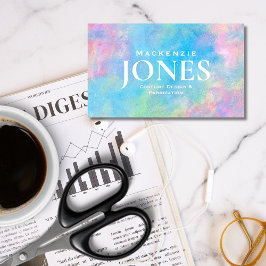 個人ブランドのビジネスロゴモダン抽象芸術 名刺