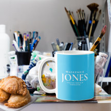 個人ブランドビジネスロゴモダンターコイズ