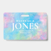 個人ブランドロゴモダン抽象芸術従業員バッジ バッジ (正面)