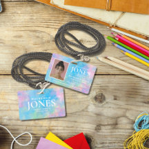 個人ブランドロゴモダン抽象芸術従業員バッジ