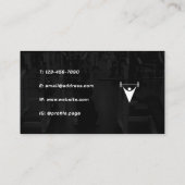 個人プロファイルのフォトトレーナー 名刺 (裏面)