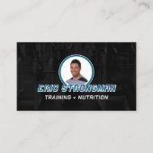 個人プロファイルのフォトトレーナー 名刺 (正面)