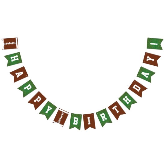 個人メッセージ付きサッカーバナー バンティングフラッグ (全)