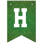 個人メッセージ付きサッカーバナー バンティングフラッグ (第2の旗)