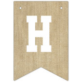 個人メッセージ付きサッカーバナー バンティングフラッグ (第2の旗)