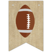 個人メッセージ付きサッカーバナー バンティングフラッグ (第1の旗)