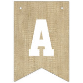 個人メッセージ付きサッカーバナー バンティングフラッグ (第3の旗)