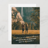 個人メモ写真はがきを保存する 案内ポストカード (正面/裏面)