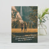 個人メモ写真 – 完全な日付カードの保存 セーブザデート (スタンド正面)