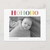 個人モダン写真 |ホホカラフルホ ポストカード (正面)