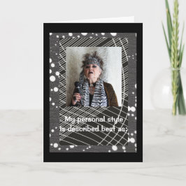 個人ユーモアのあるスタイル カード
