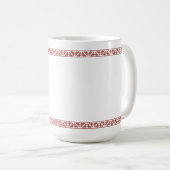 個人ラトビアオーナメント コーヒーマグカップ (正面右)