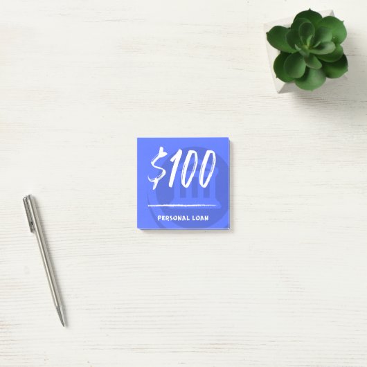 個人ローン($100) ポストイット (オフィス)
