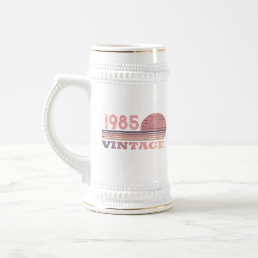 個人ヴィンテージ40歳の誕生日パーティー ビールジョッキ (左)