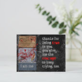 個人主義のカルト真の勇気はがき ポストカード (スタンド正面)