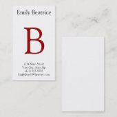 個人事業カード 名刺 (正面/裏面)