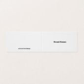 個人代名詞の設定カード 名刺 (外部フラット)