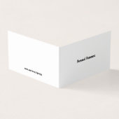 個人代名詞の設定カード 名刺 (外部)