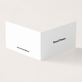 個人代名詞の設定カード 名刺