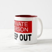 個人保出 ツートーンマグカップ (正面右)