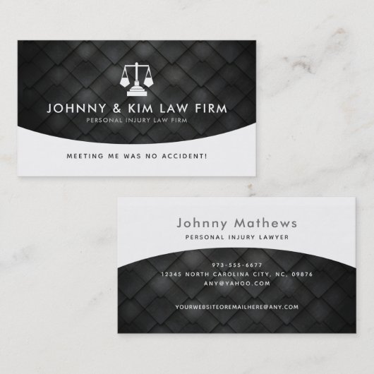 個人傷害法会社名刺 名刺 (正面/裏面)