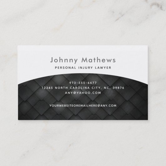 個人傷害法会社名刺 名刺 (裏面)